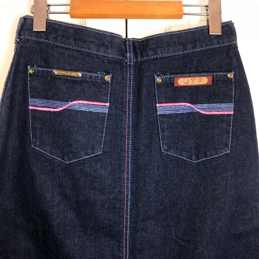 VINTAGE Dark Denim Skirt